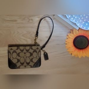 Coach small wristlet